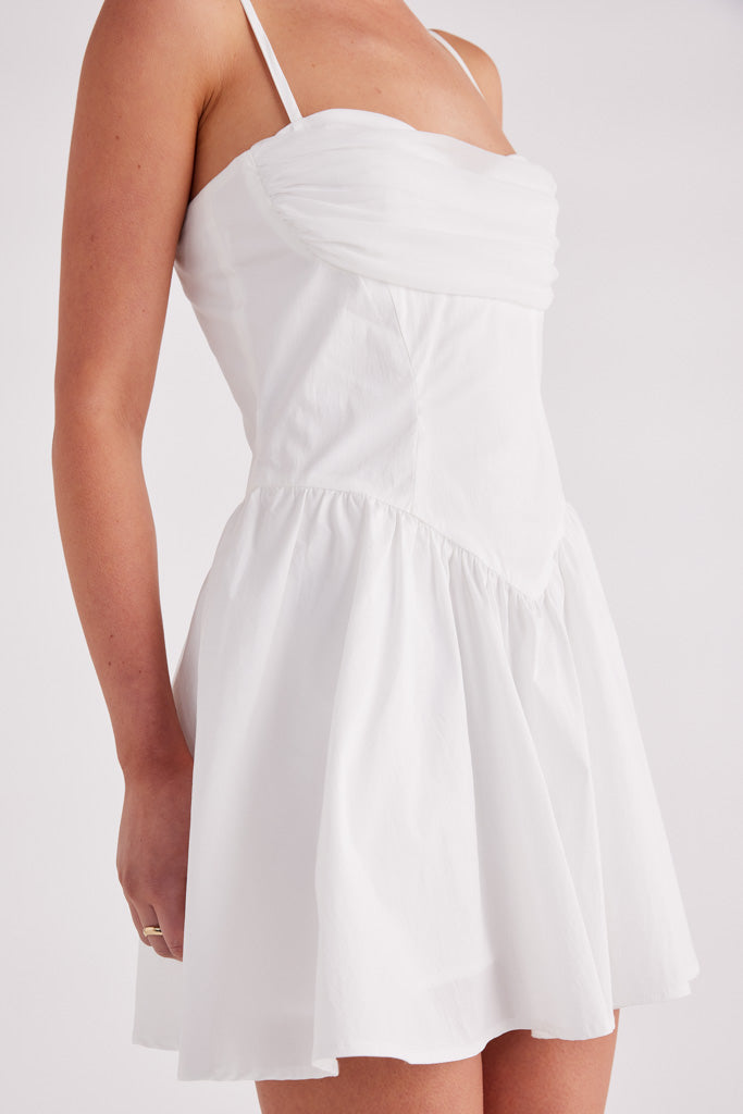Elsie Mini Dress- Off White- Finale Sale