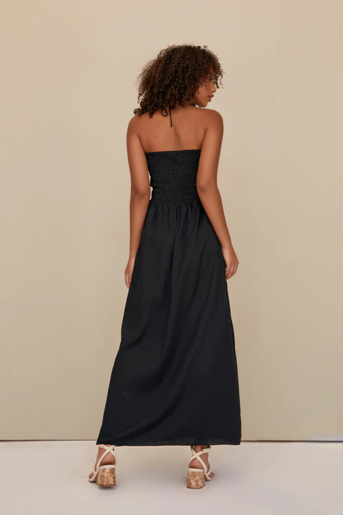 Ilola Maxi Dress- Black- Final Sale