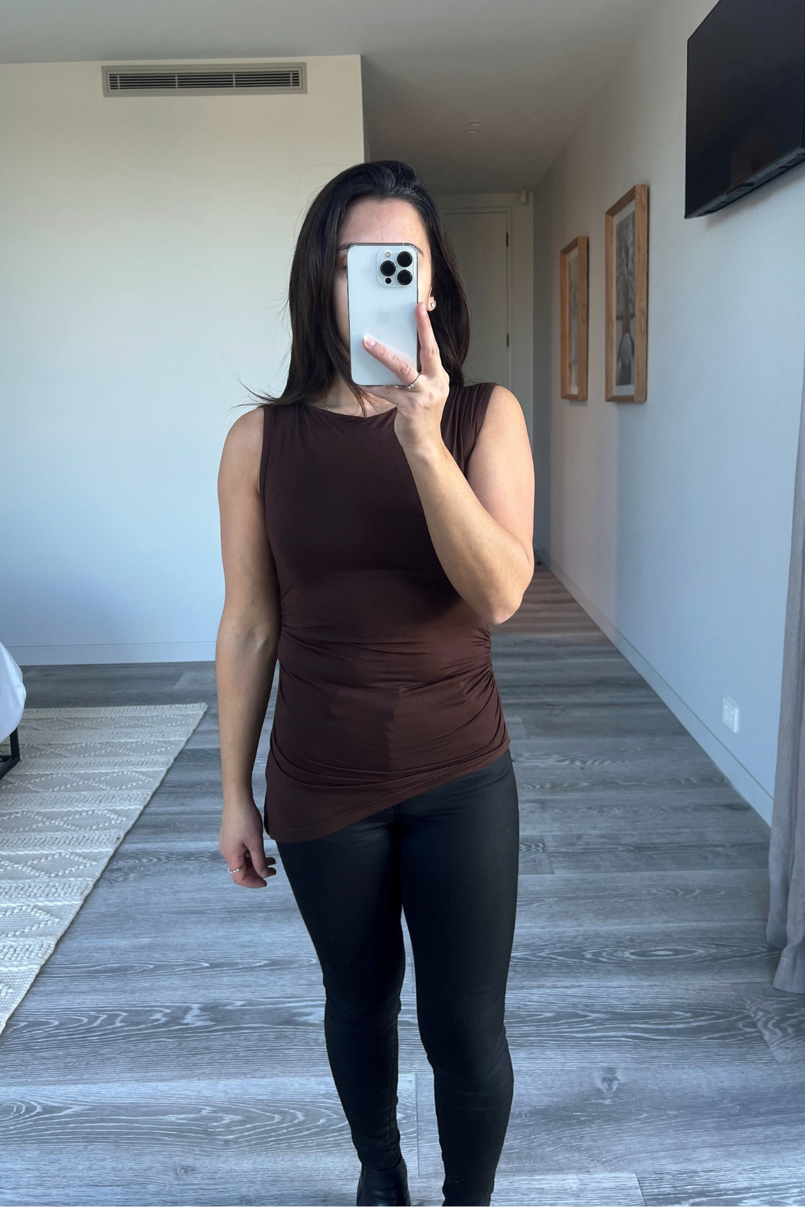 Chantelle Top- Chocolate- Final Sale