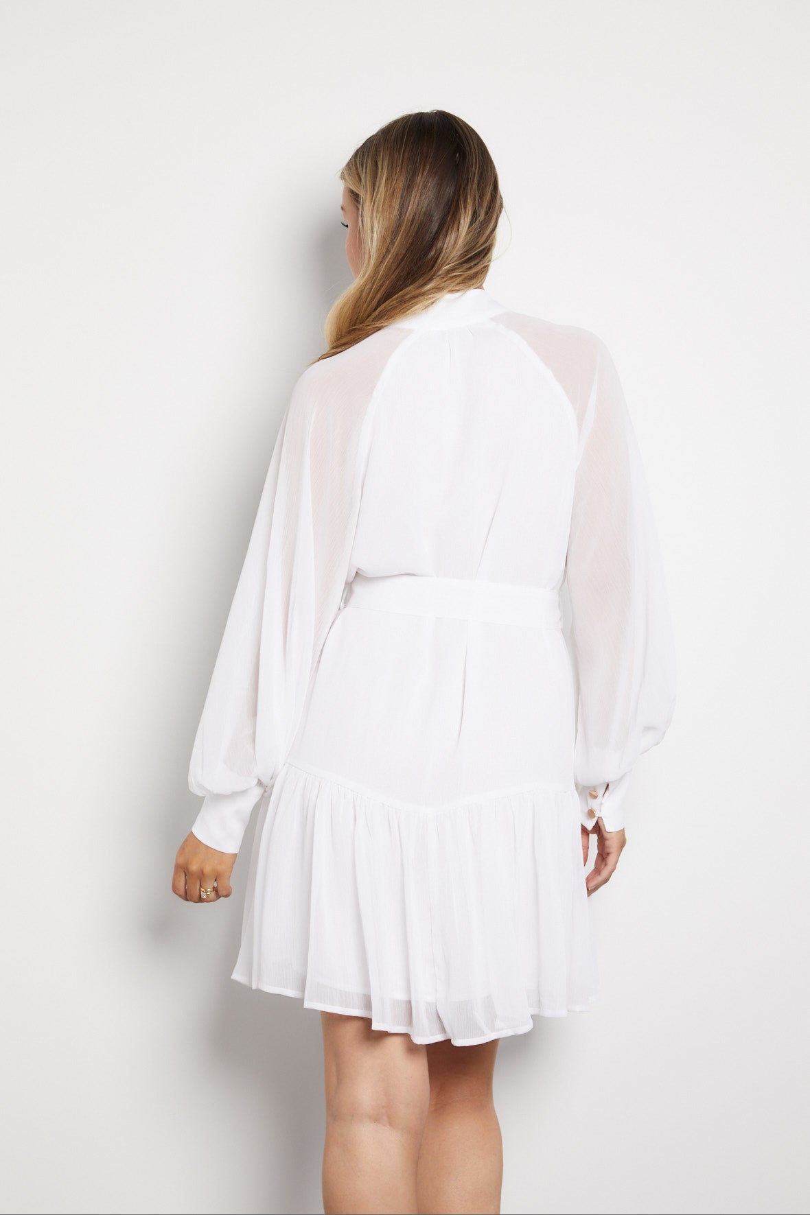Harper Dress- White- Final sale
