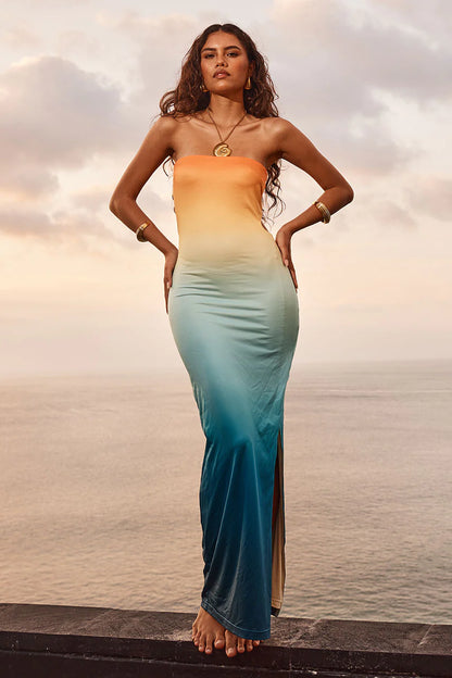 Aleo midi dress- Pina Colada