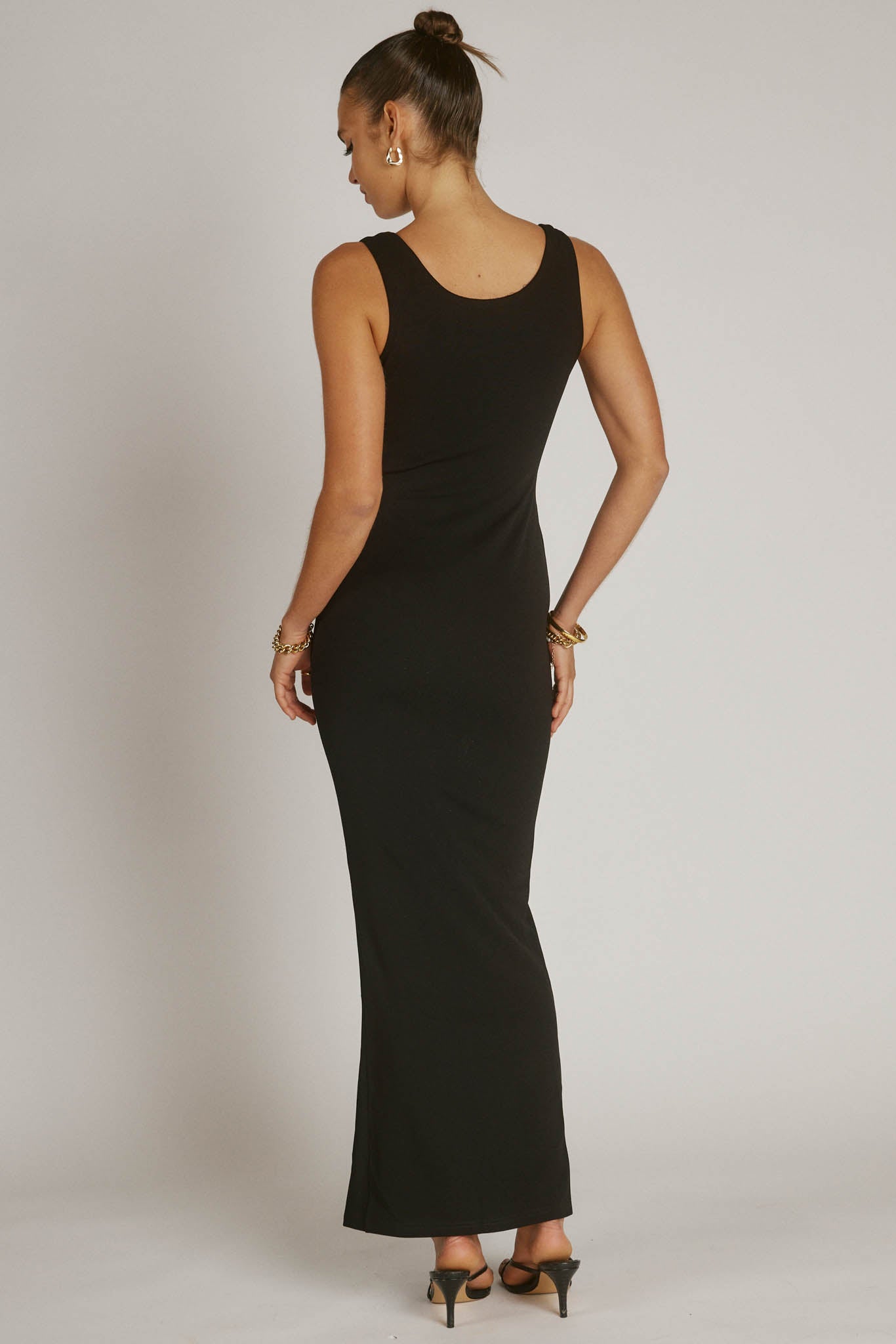Zariah Reversible Dress- Black- Final Sale
