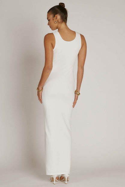 Zariah Reversible Dress- White- Final Sale