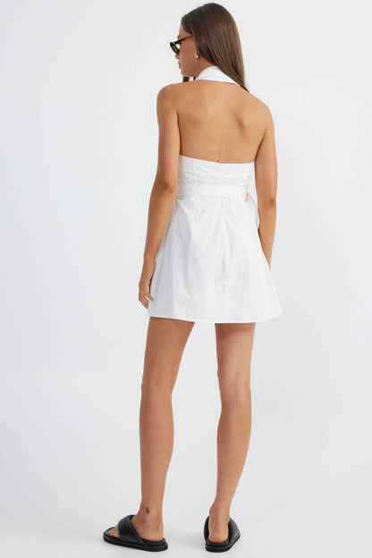 Constance Mini Dress- White