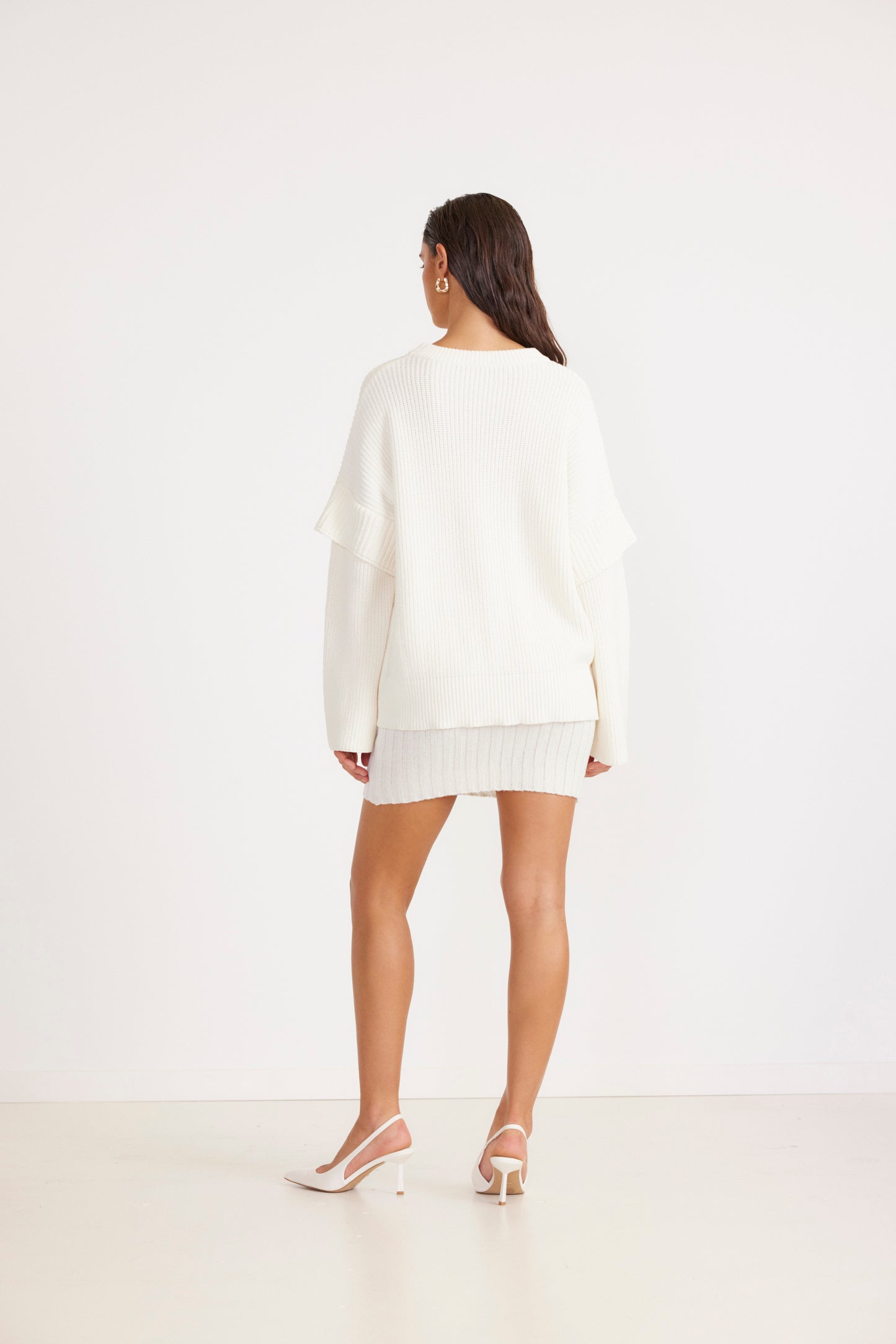 Marabella Knit Jumper- Vintage White