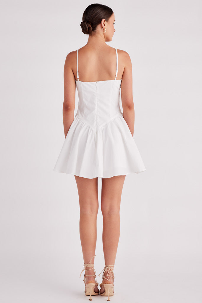 Elsie Mini Dress- Off White- Finale Sale