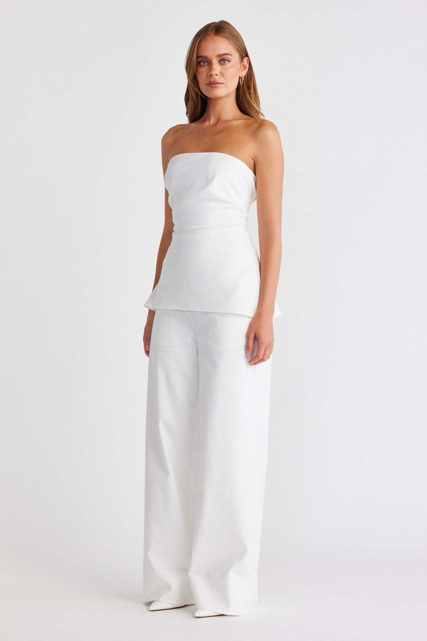 Mimi Longline top-White