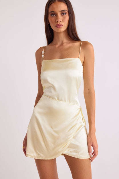 Sereria Mini Dress- Lemon