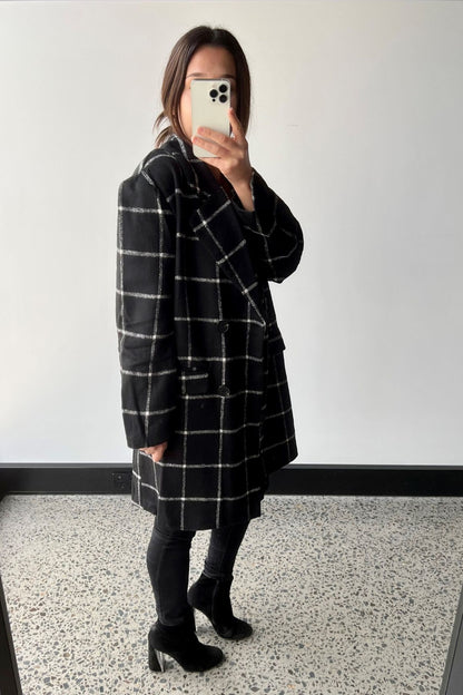 Jolie Coat - Black- Final Sale