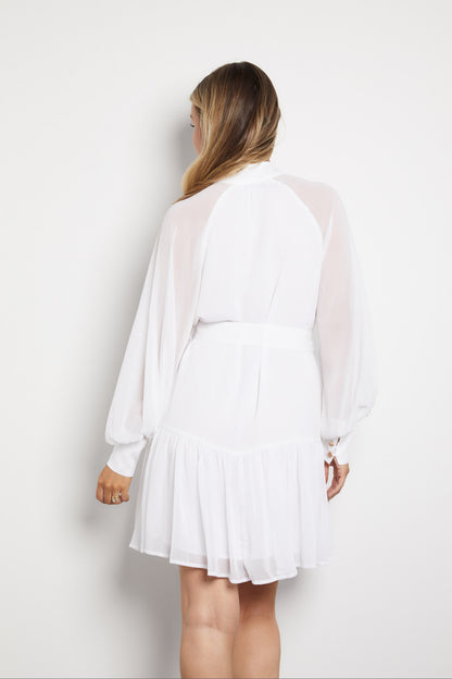 Harper Dress- White- Final sale