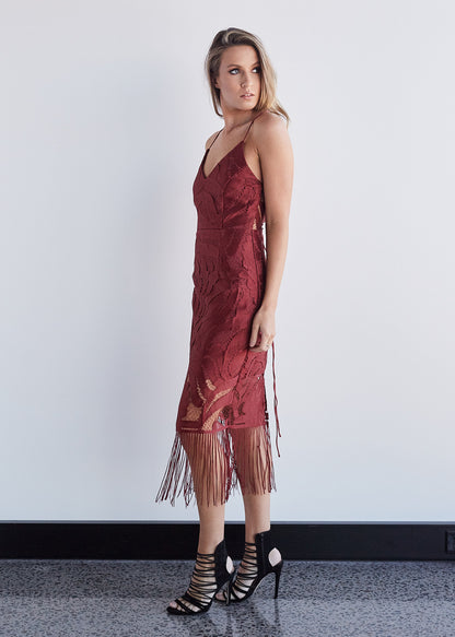 Khaleesi Dress-Rose
