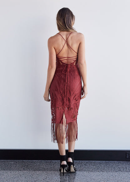 Khaleesi Dress-Rose